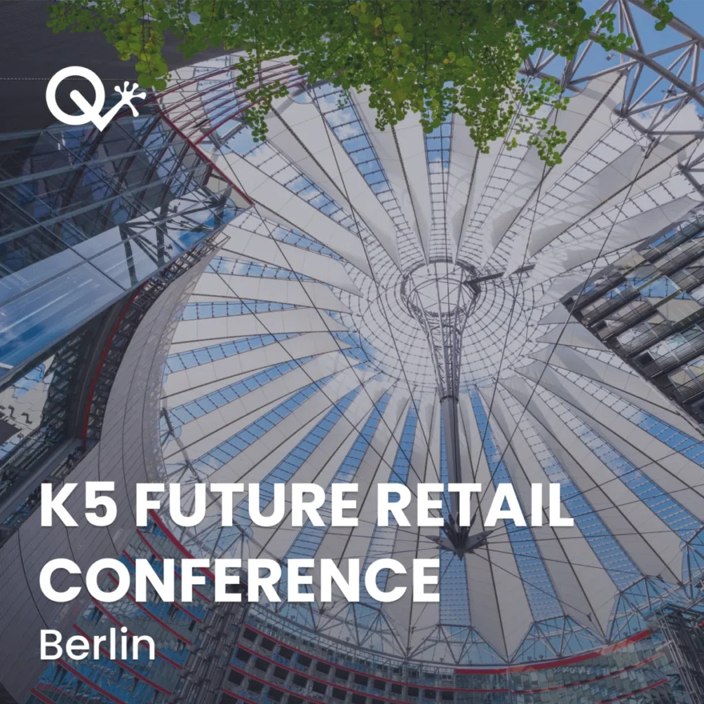 Quicklizard event cover for K5 Future Retail Conference in Berlin.