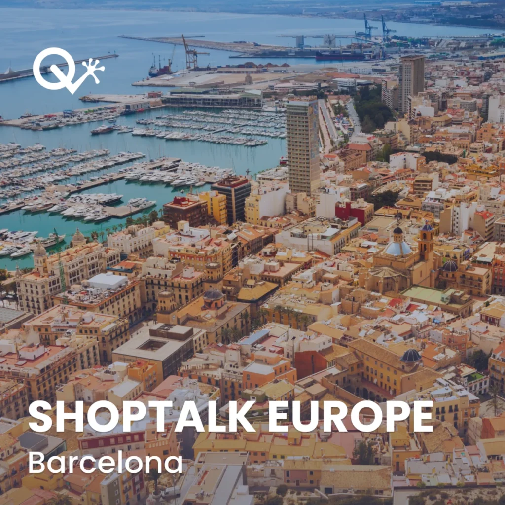 Quicklizard event cover for Shoptalk Europe in Barcelona.