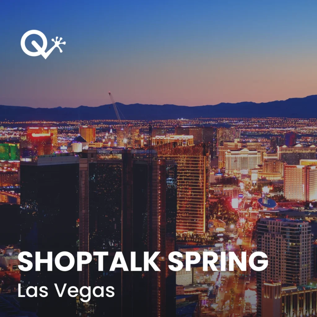 Quicklizard event cover for Shoptalk Spring in Las Vegas.